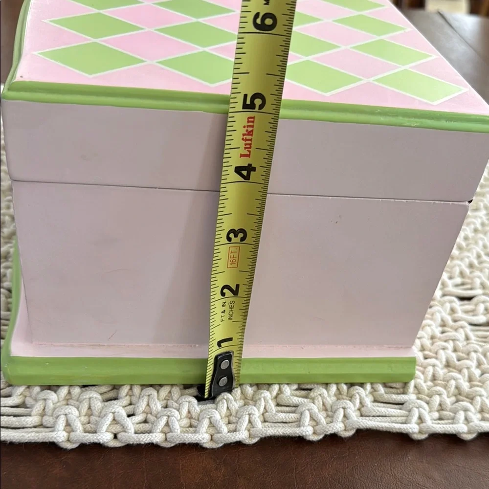 Pink Jewelry Box with Mirror